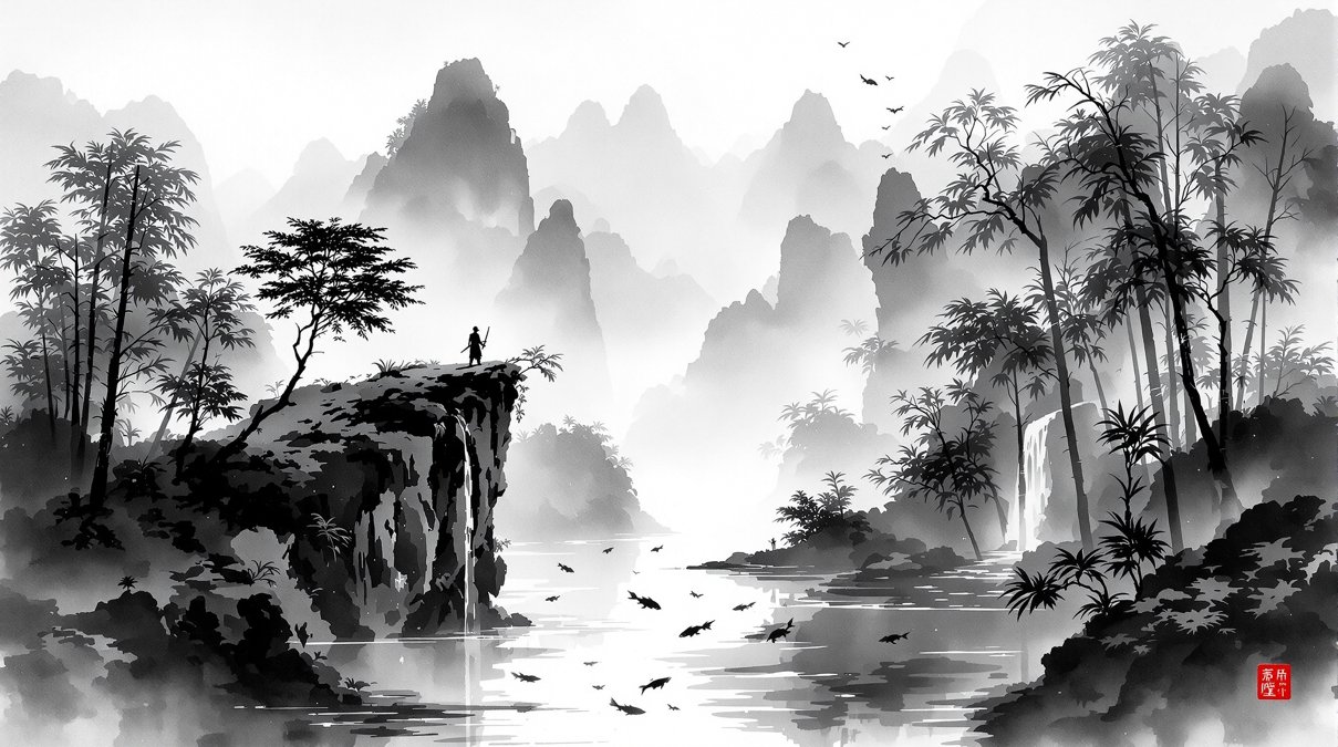 山水入画：水墨武侠的美学流变 武侠专题封面