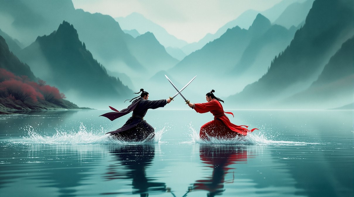 《英雄》剧照背景